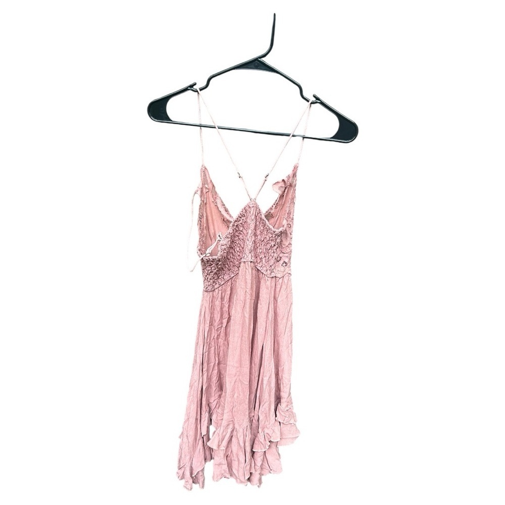 Free People Adella Slip Dress in Rose - Picture 2 of 9